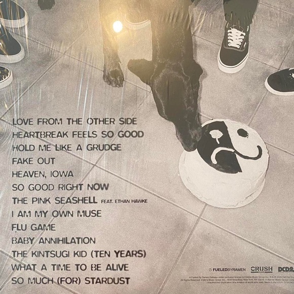 Fall Out Boy So Much (For) Stardust Black Ice Vinyl - Picture 5 of 8